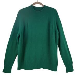J Crew Green Sweater Size L New With Tag Wool Alpaca Blend